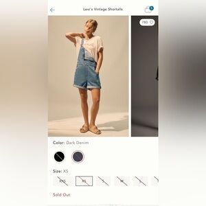 Levi's Vintage Shortalls